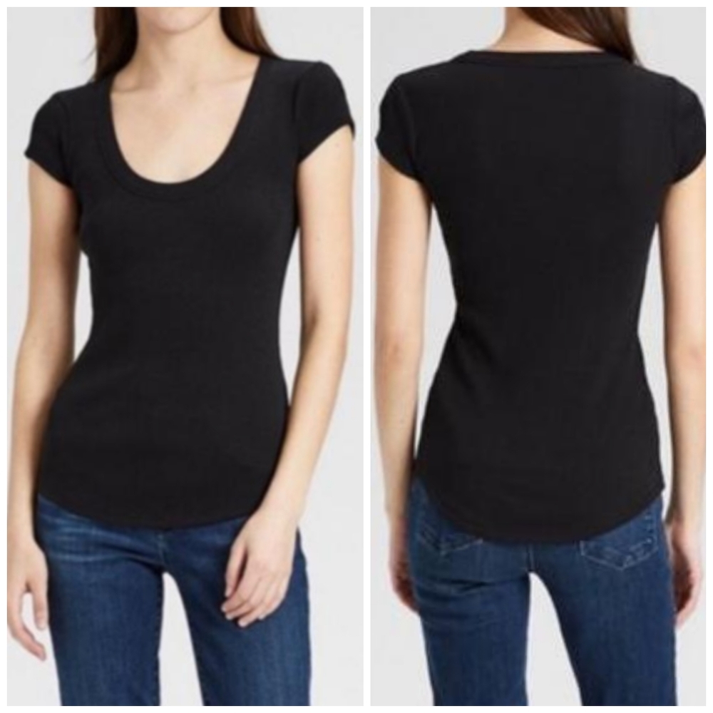 Theory Basic Scoop Neck tee